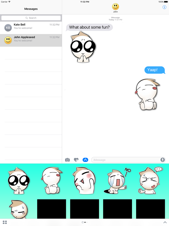 Anime Fun Cat Stickers