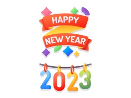 Happy New Year 2023 -WASticker