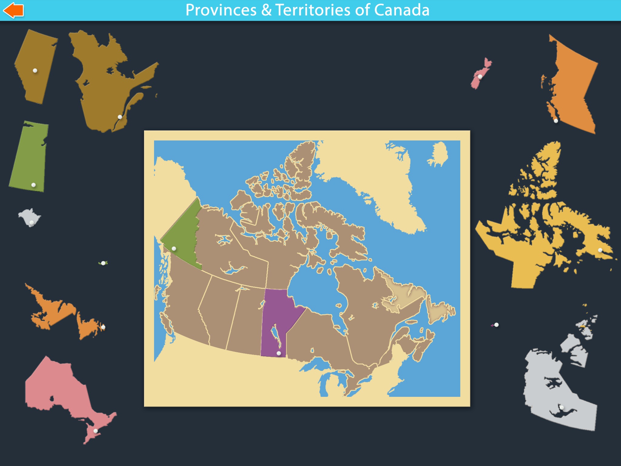Canada - Provinces & Terr. screenshot 3