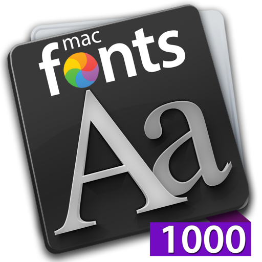 macFonts 1000 Purple