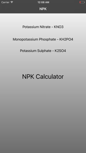 Aquarium NPK Calculator