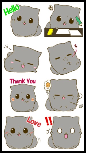 Fluffy Kitty 2 Stickers(圖4)-速報App