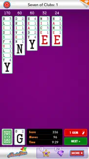 word solitaire by puzzlestars iphone screenshot 3