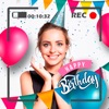 Icon Happy Birthday Video Maker gif