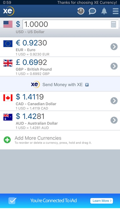 XE Currency