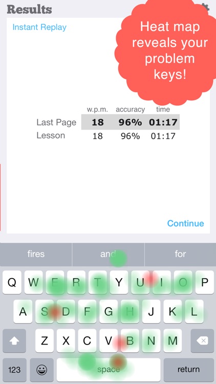 TapTyping - typing trainer