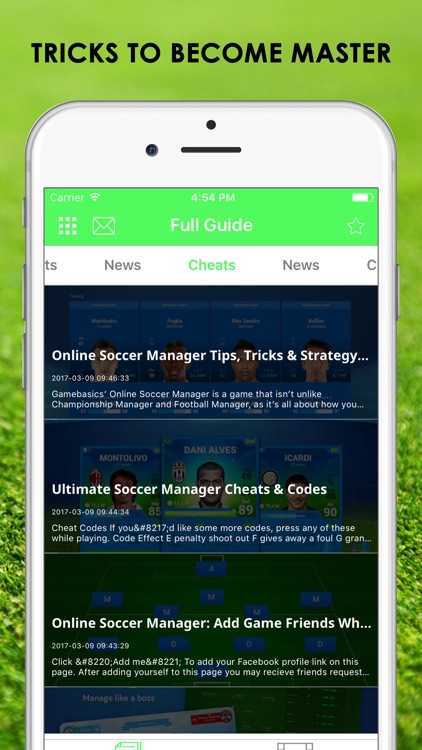 Cheats for Online Soccer Manager (OSM)