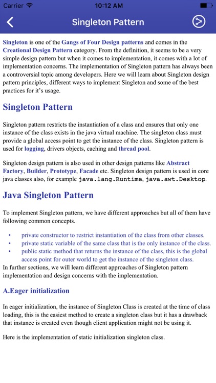 Design patterns in Java