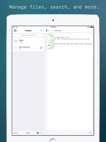 Source - git client and code editor screenshot 3