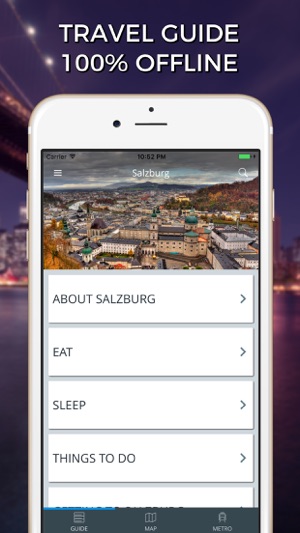 Salzburg Travel Guide with Offline Stree