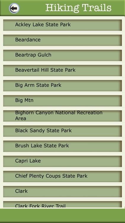 Montana Camping & Hiking Trails