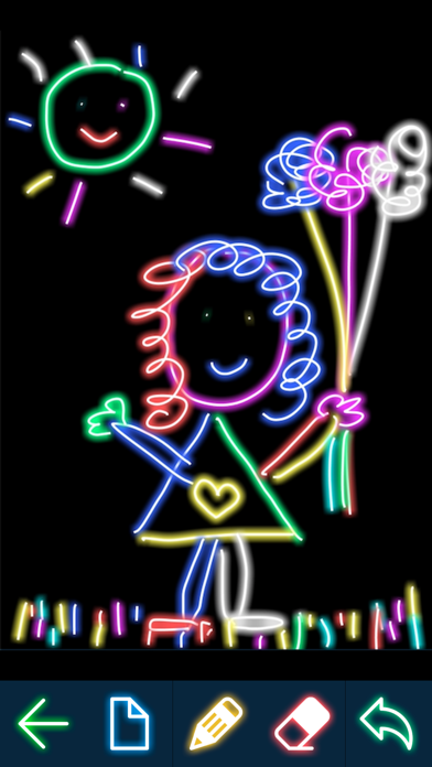 How to cancel & delete Doodle Draw - Neon Doodle from iphone & ipad 2