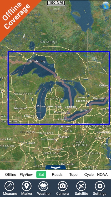 Great Lakes HD Nautical Charts screenshot-4