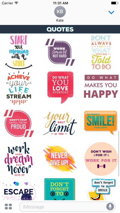 Quotes Stickers Effects App