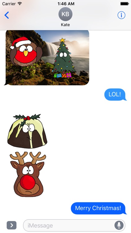 Grumpy Xmas Stickers for Christmas