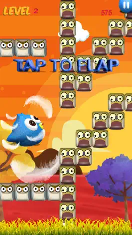 Game screenshot Flappy Fool HD - Blue bird in adventure maze game apk