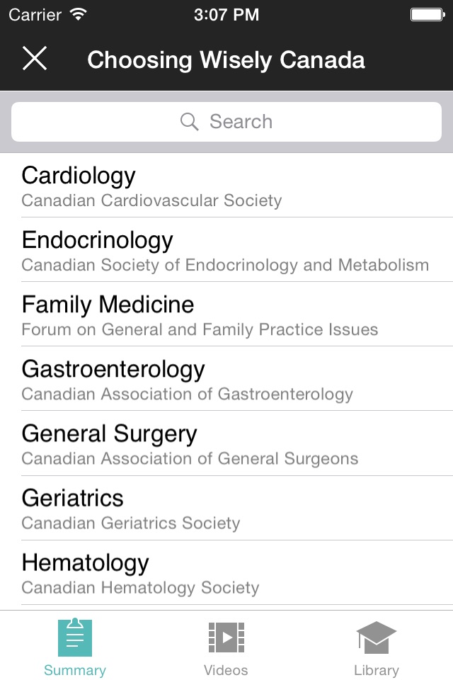 Choosing Wisely Canada screenshot 2