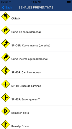 Señales de tráfico en México