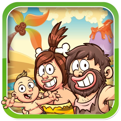 Dino Hunt Simple One touch prehistoric runner game Icon