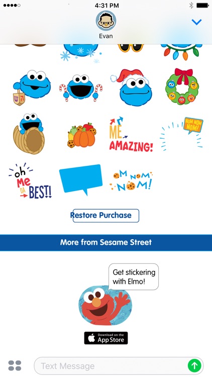 Cookie Monster Stickers