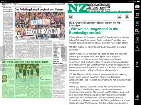 Nürnberger Zeitung screenshot 3