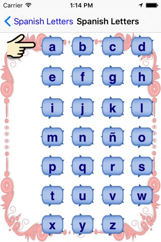Spanish Alphabets Writing screenshot 2