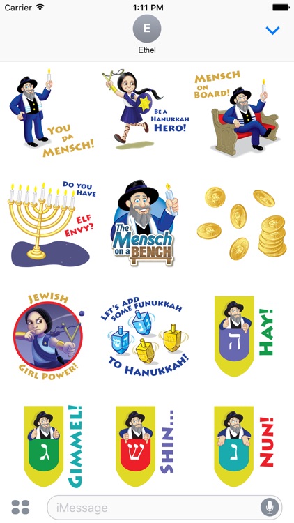 The Mensch on a Bench Stickers