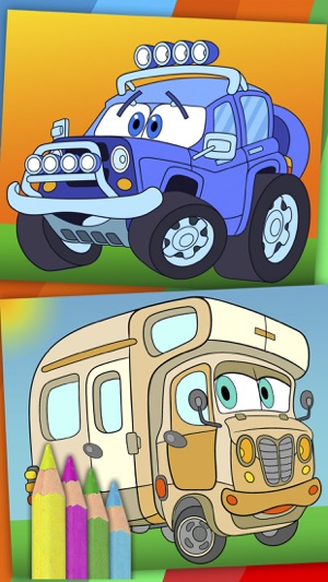 Cars coloring pages for kids – magic coloring book(圖4)-速報App