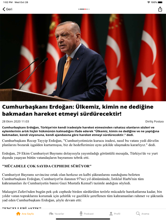 Diriliş Postası Haberler screenshot 3