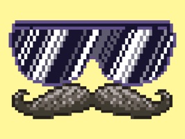 Pixel Props is the fun and easy sticker pack to add hilarious, old-school video game style graphics right over your photos in iMessage