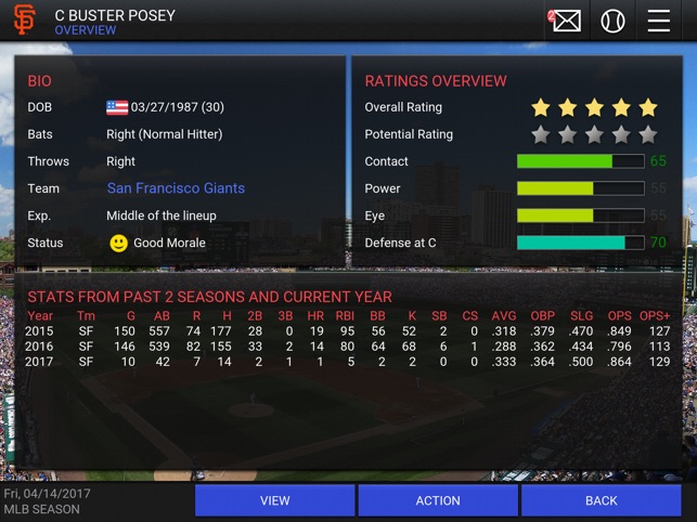 MLB Manager 2017 Screenshot