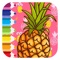 Free Pineapple Coloring Book Games For Kids