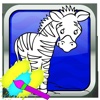 Mania Zebra Colorings Game For Kids