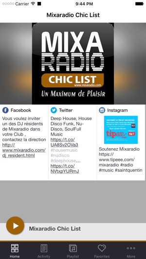 Mixaradio Chic List(圖1)-速報App