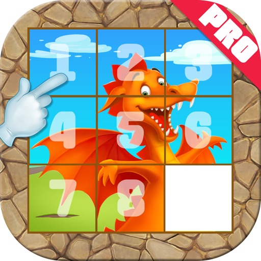 Dinosaur Slide Puzzle For Kids Pro