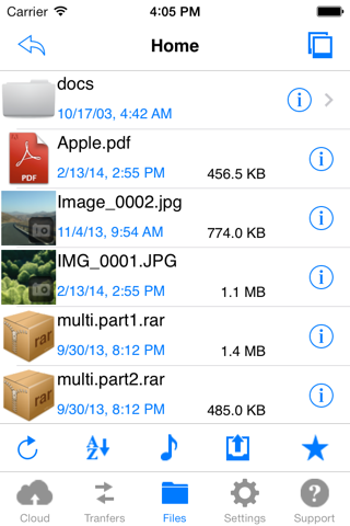 Makapu Cloud File Manager screenshot 2