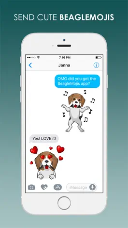 Game screenshot BeagleMojis - Beagle Emojis & Stickers apk