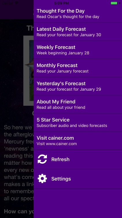 Oscar & Jonathan Cainer Horoscopes