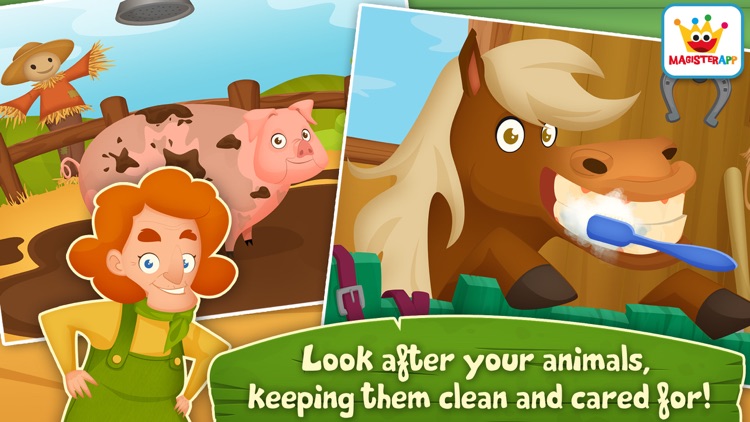 Dirty Farm: Animals & Games for toddlers and kids screenshot-2