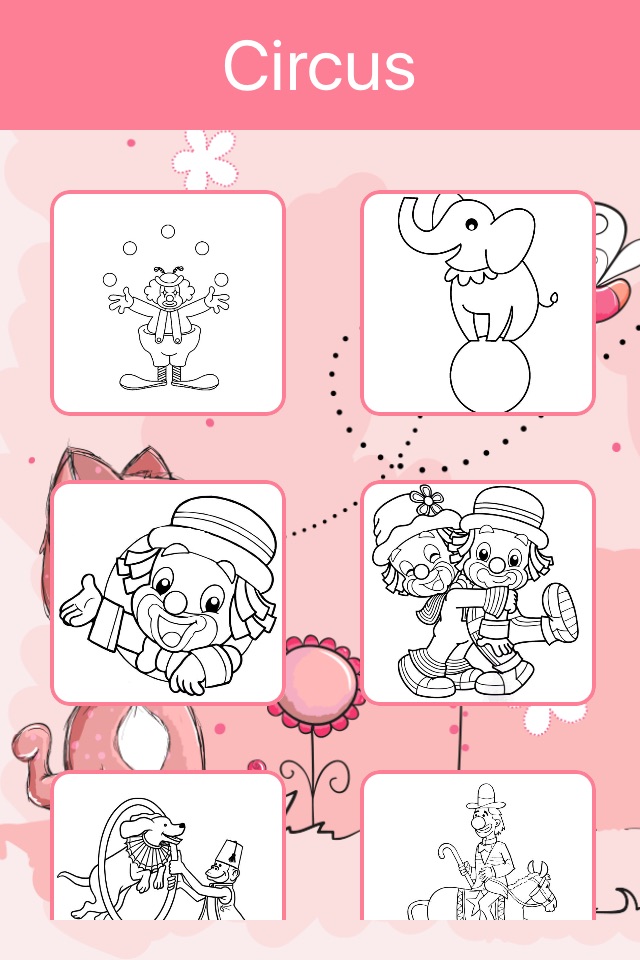 Circus Coloring Book for Children: Learn to color screenshot 3