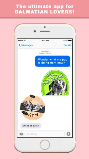 Dalmation Love - Stickers & Keyboard For Dogs(圖2)-速報App