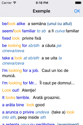 Lingea English-Romanian Advanced Dictionary screenshot 3