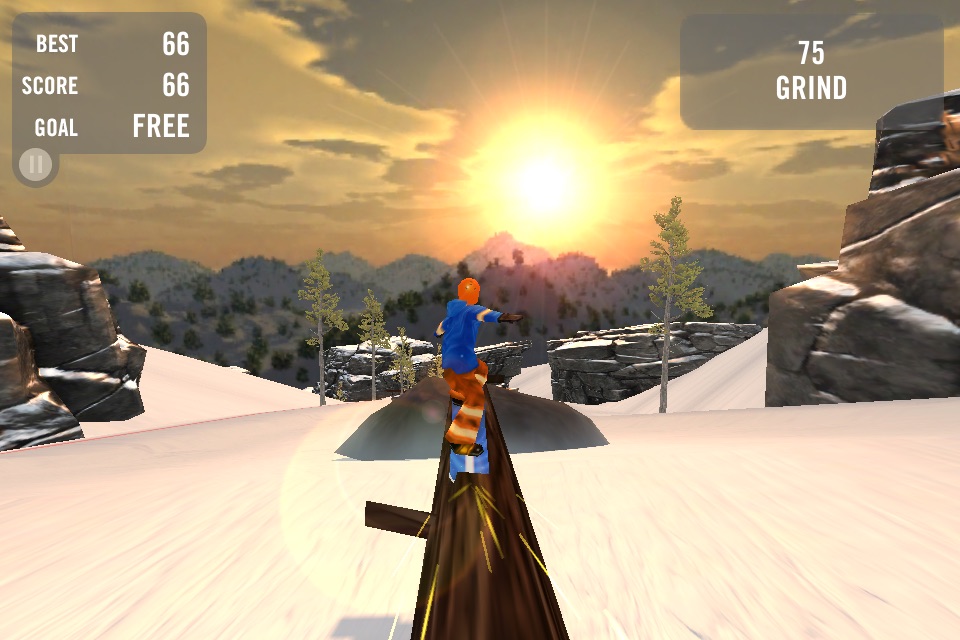 Crazy Snowboard screenshot 3