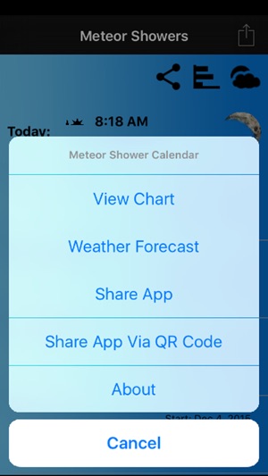 Meteor Shower Calendar - Ad Version(圖2)-速報App