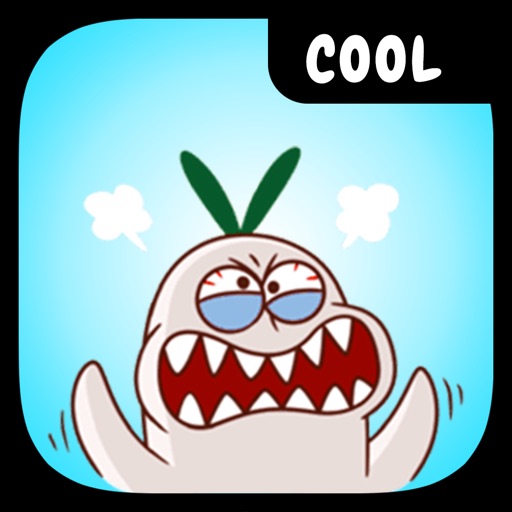 Angry Vegetable Stickers icon