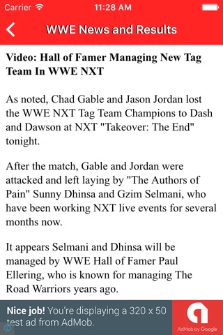 Pro Wrestling News Hub screenshot 4