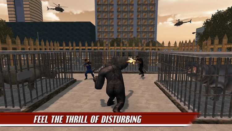 Gorilla Escape Simulator 2017 : Survival 3D screenshot-4