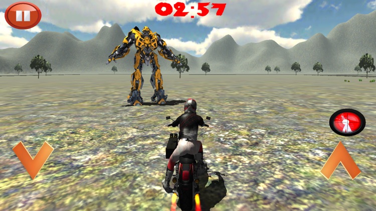 Robots Vs Bike War : Speed Battle Adventure Game