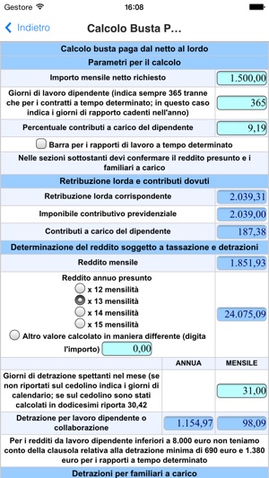 Busta Paga - Costo del Lavoro(圖4)-速報App