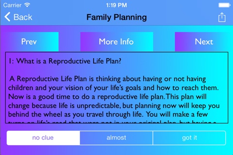 PreConception Health...Now! screenshot 2